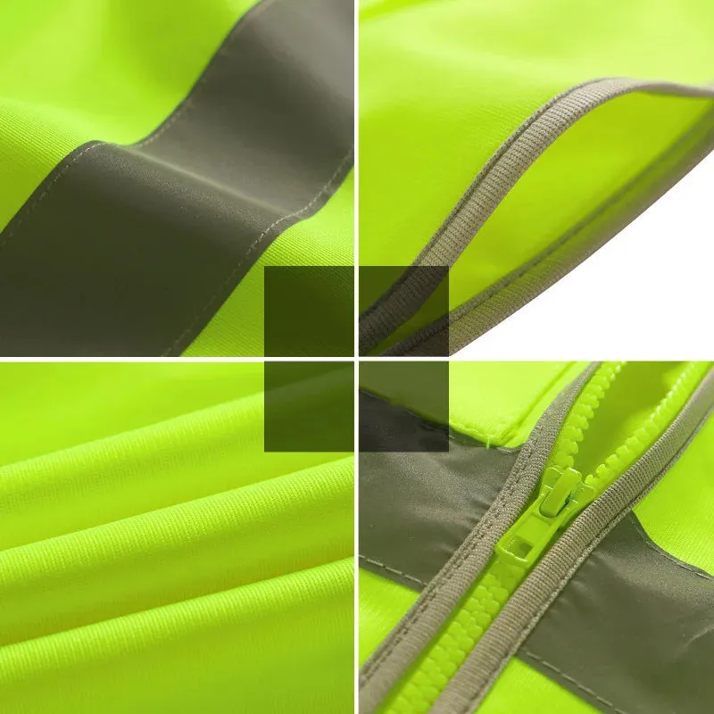 Safety Wear: High Visibility Waistcoat. Reflective Vests. Mens Various Colors.