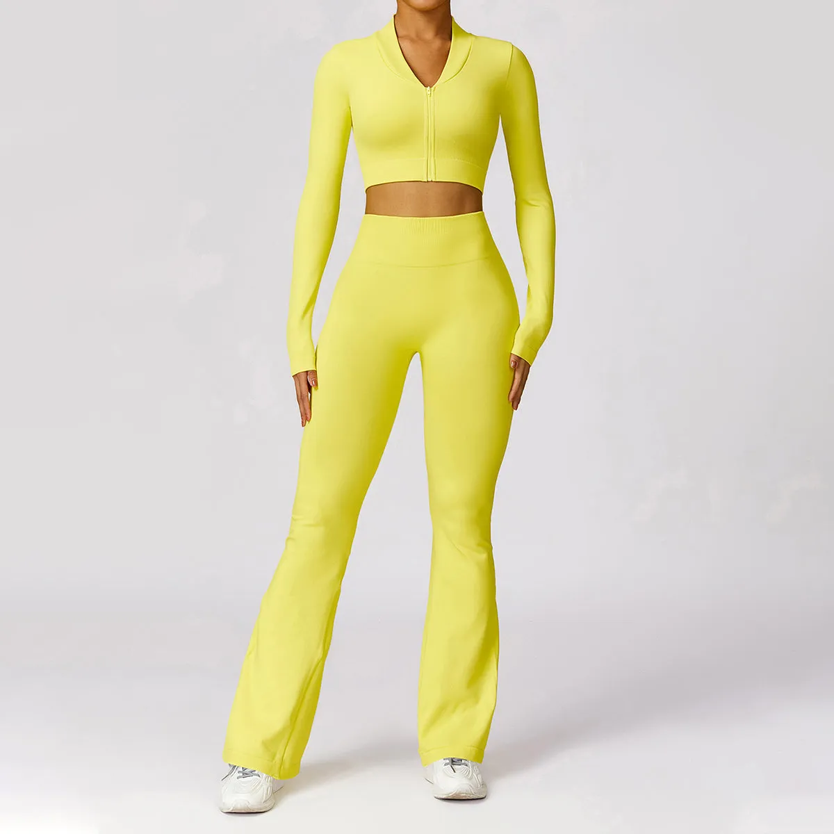 Seamless Sport Flare Leggings - Frossard
