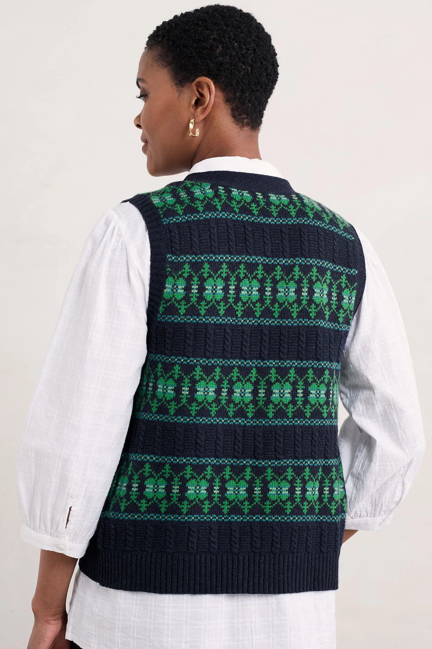 Seasalt Partridge Vest Waistcoat Porcelain Maritime Hedgerow B-WM35833-32624