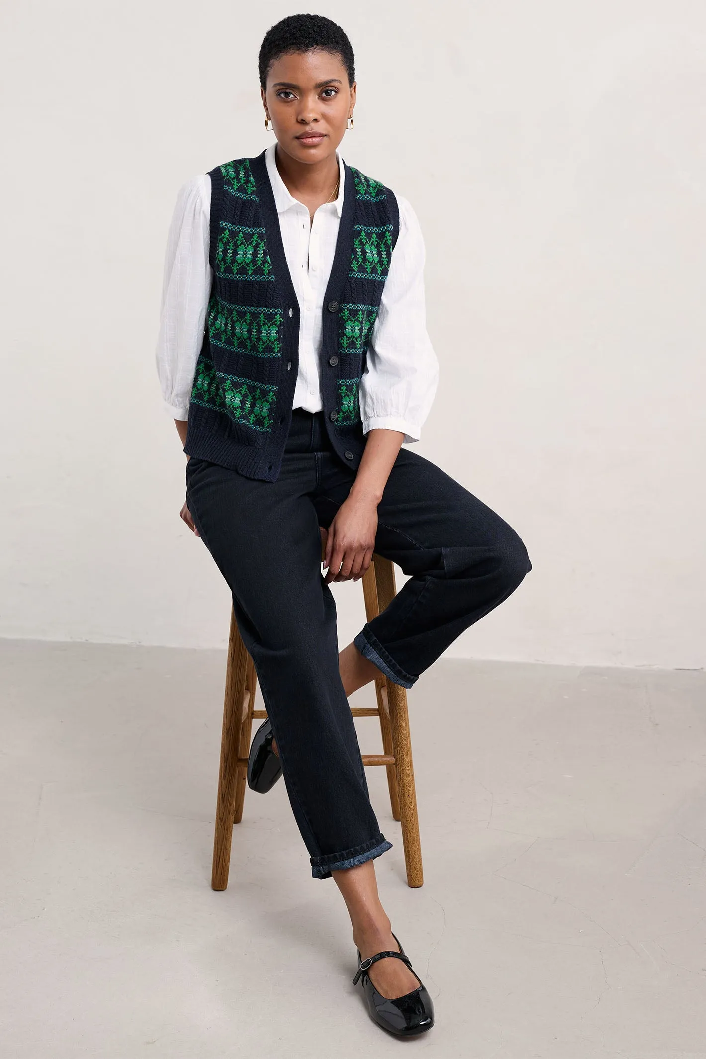 Seasalt Partridge Vest Waistcoat Porcelain Maritime Hedgerow B-WM35833-32624