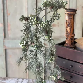 Siberian Hanging Cypress Bush, 39", Green