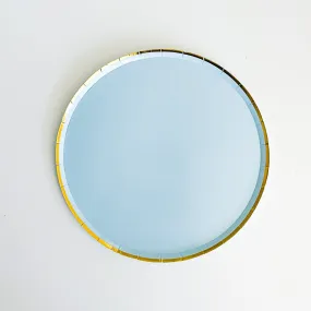 Sky Blue Cake Plates (Set of 8)