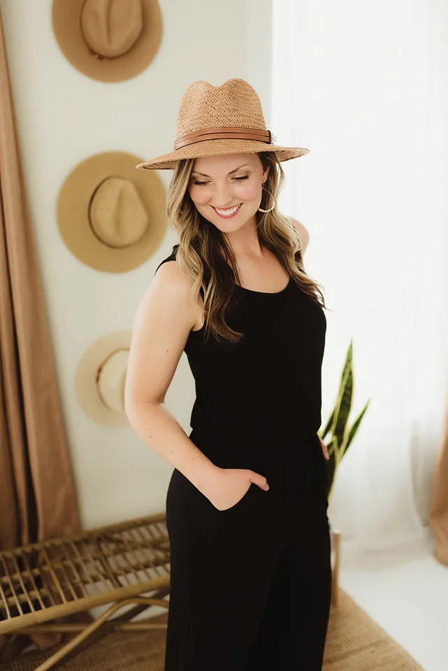 Sleeveless Cropped Jumpsuit