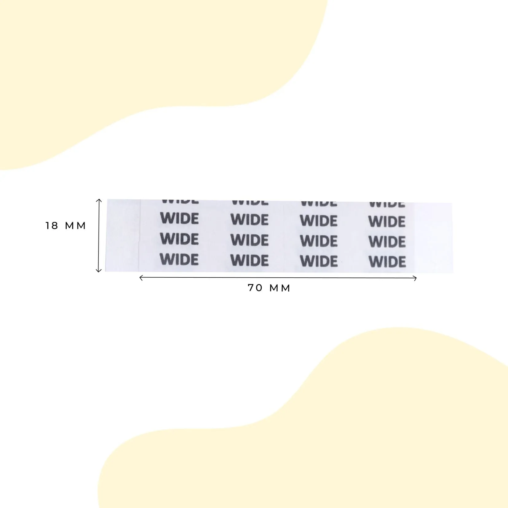 SlickFix Fashion Dressing Tape-(WIDE)|Transparent
