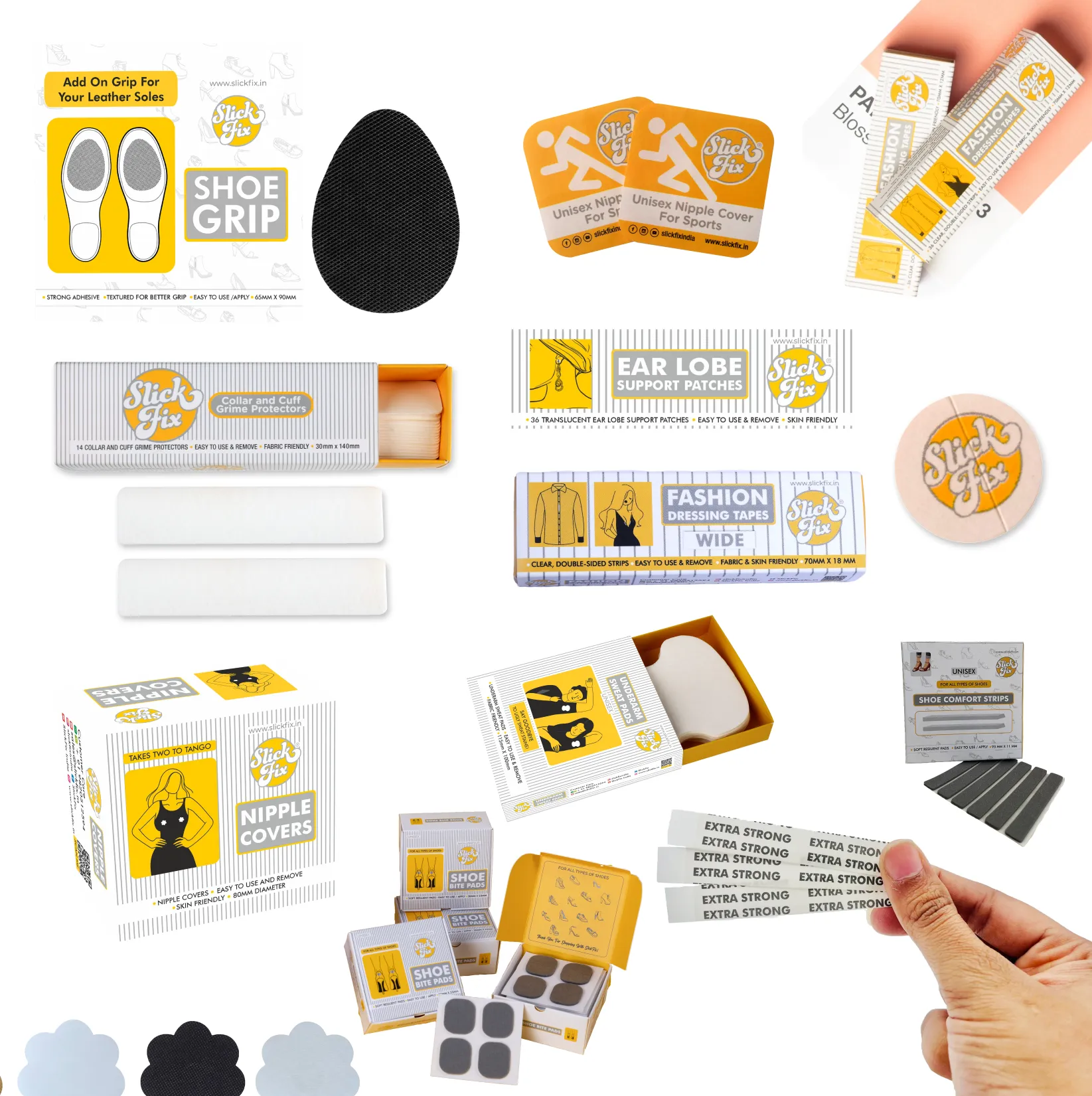 SlickFix Fashion Dressing Tape-(WIDE)|Transparent
