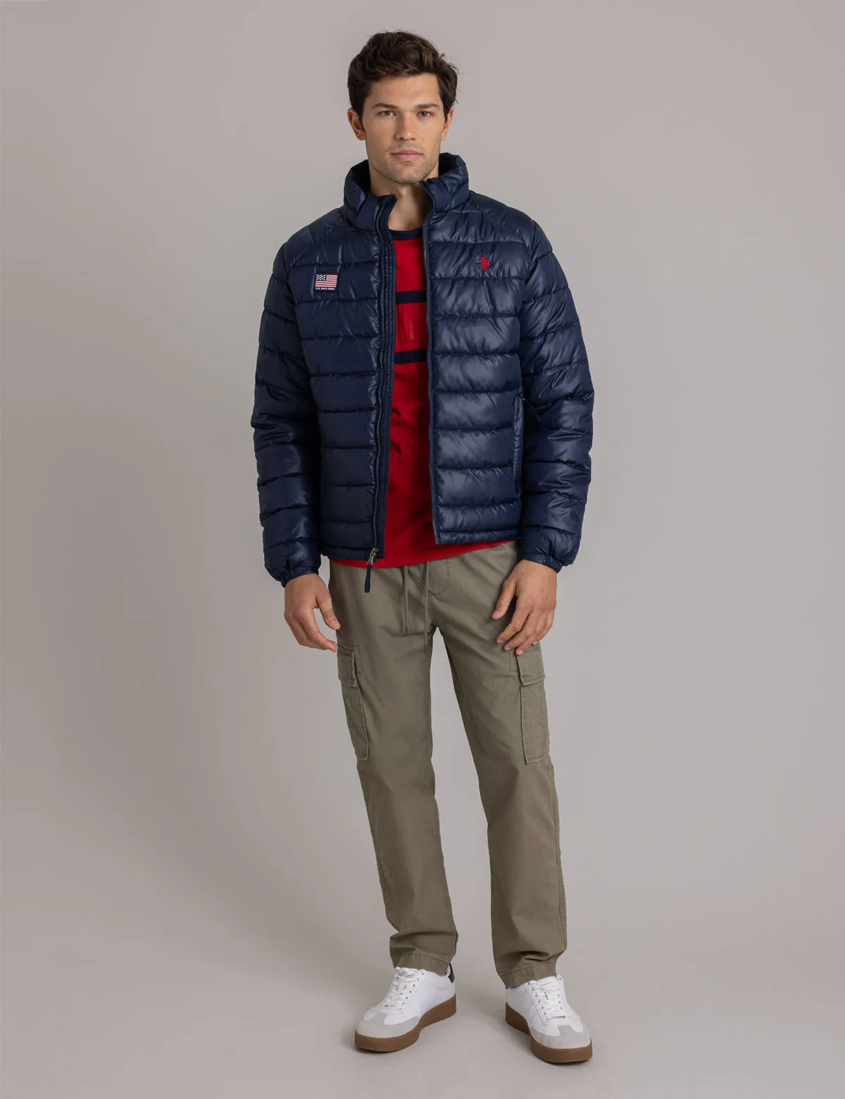 SMALL CHANNEL PACKABLE QUILTED JACKET