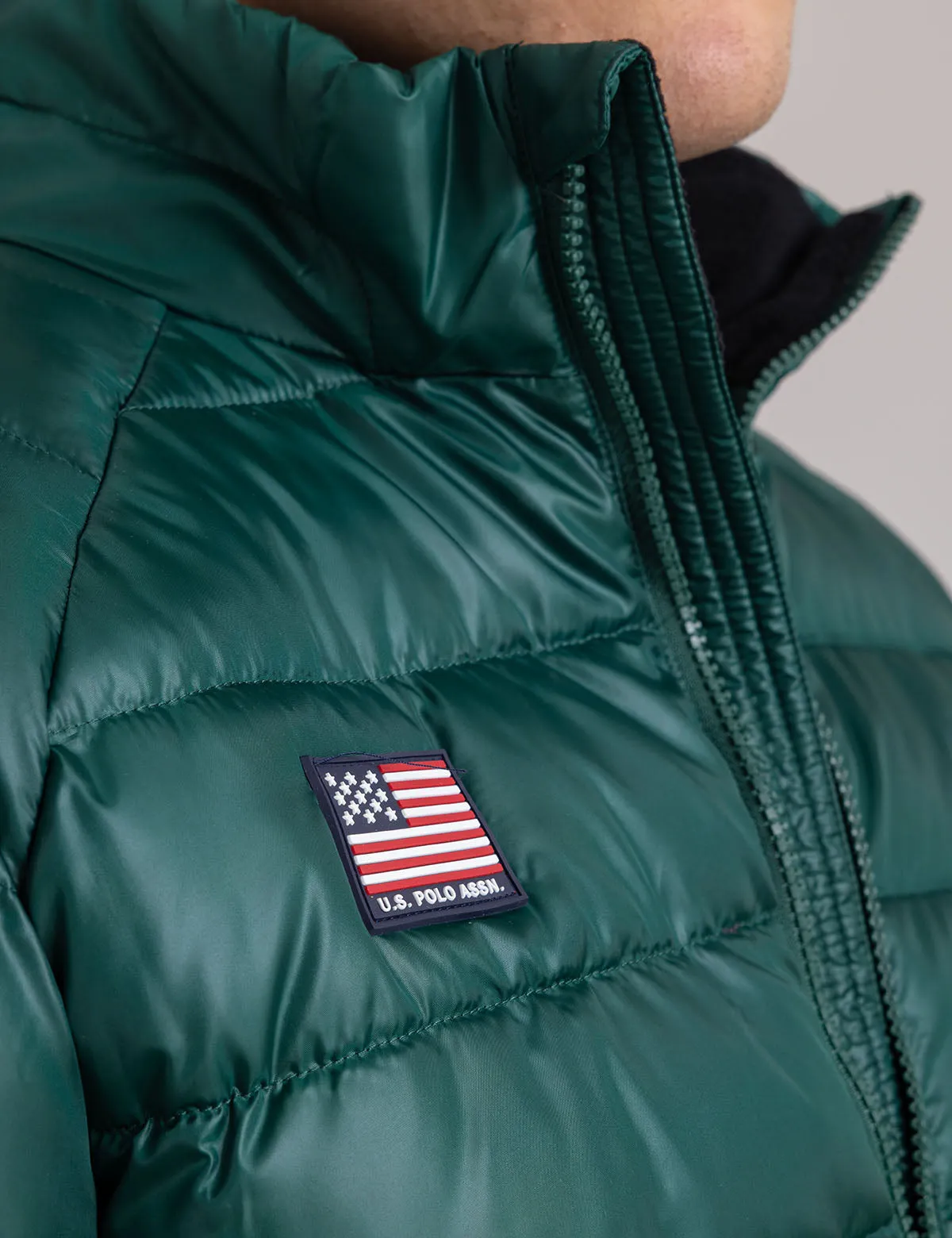 SMALL CHANNEL PACKABLE QUILTED JACKET