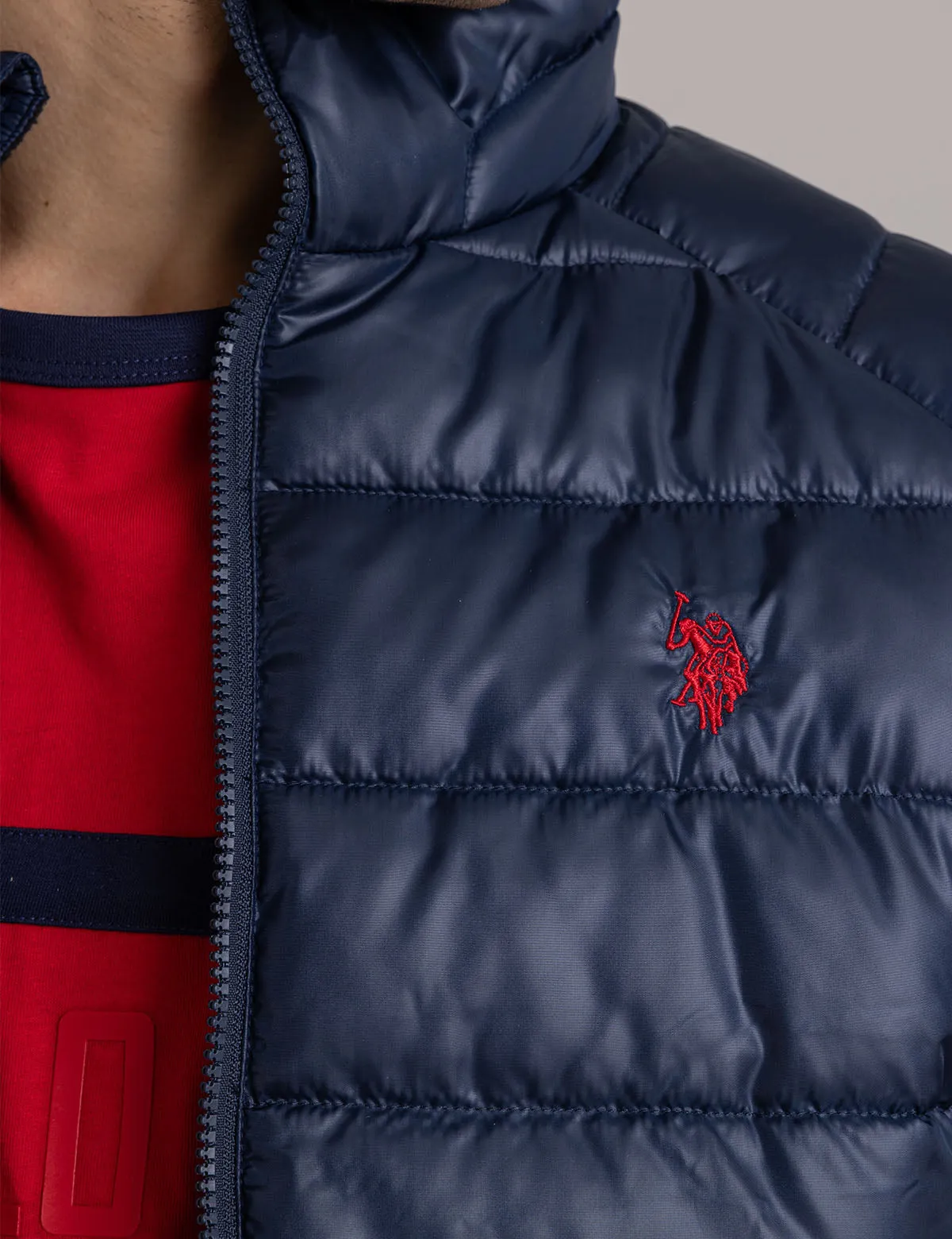 SMALL CHANNEL PACKABLE QUILTED JACKET