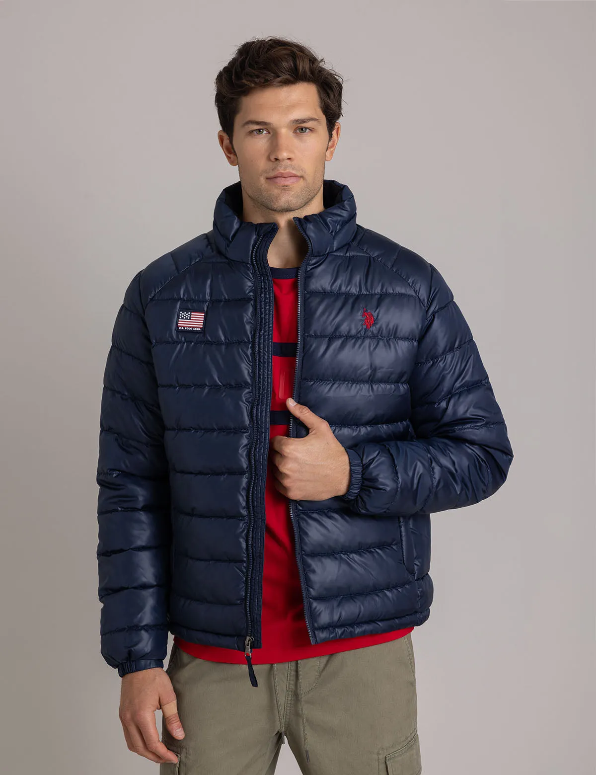 SMALL CHANNEL PACKABLE QUILTED JACKET