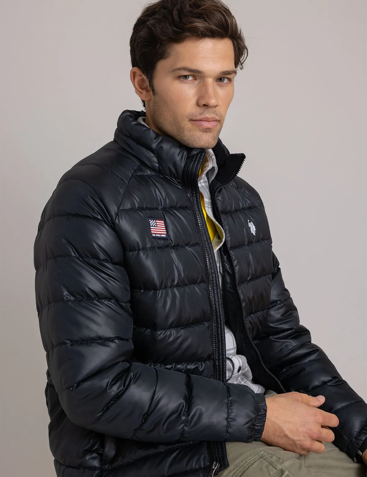 SMALL CHANNEL PACKABLE QUILTED JACKET