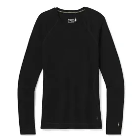 Smartwool Women's Classic Thermal Merino 250 Crew Neck Long Sleeve Base Layer Top (Black)