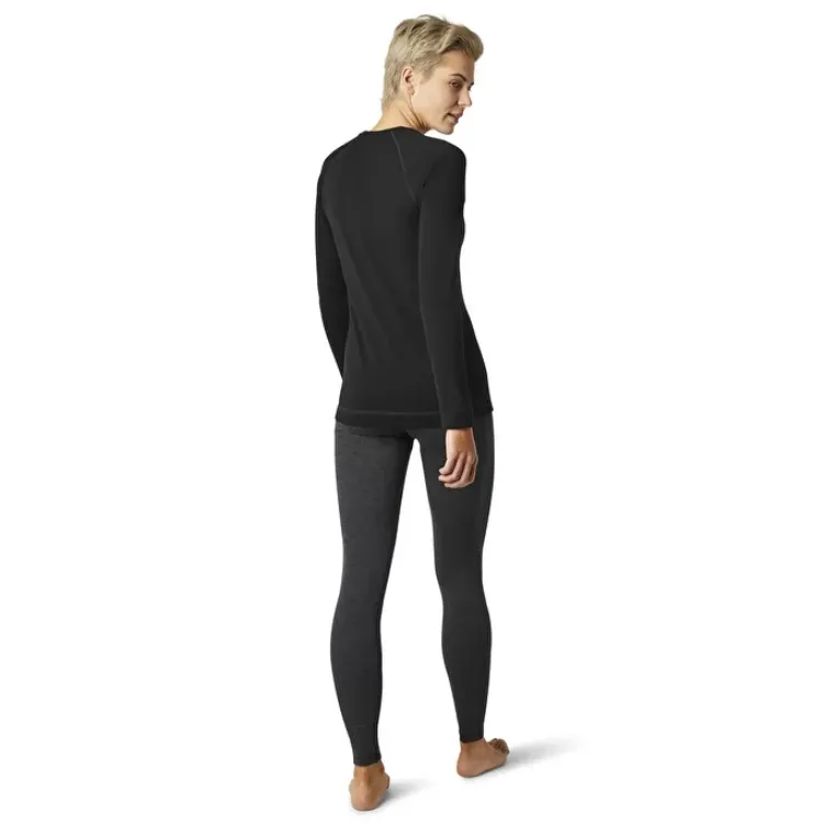 Smartwool Women's Classic Thermal Merino 250 Crew Neck Long Sleeve Base Layer Top (Black)