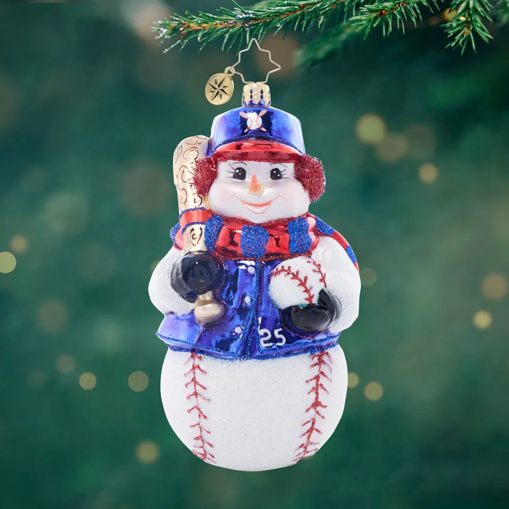 Snowy Slugger Personalized