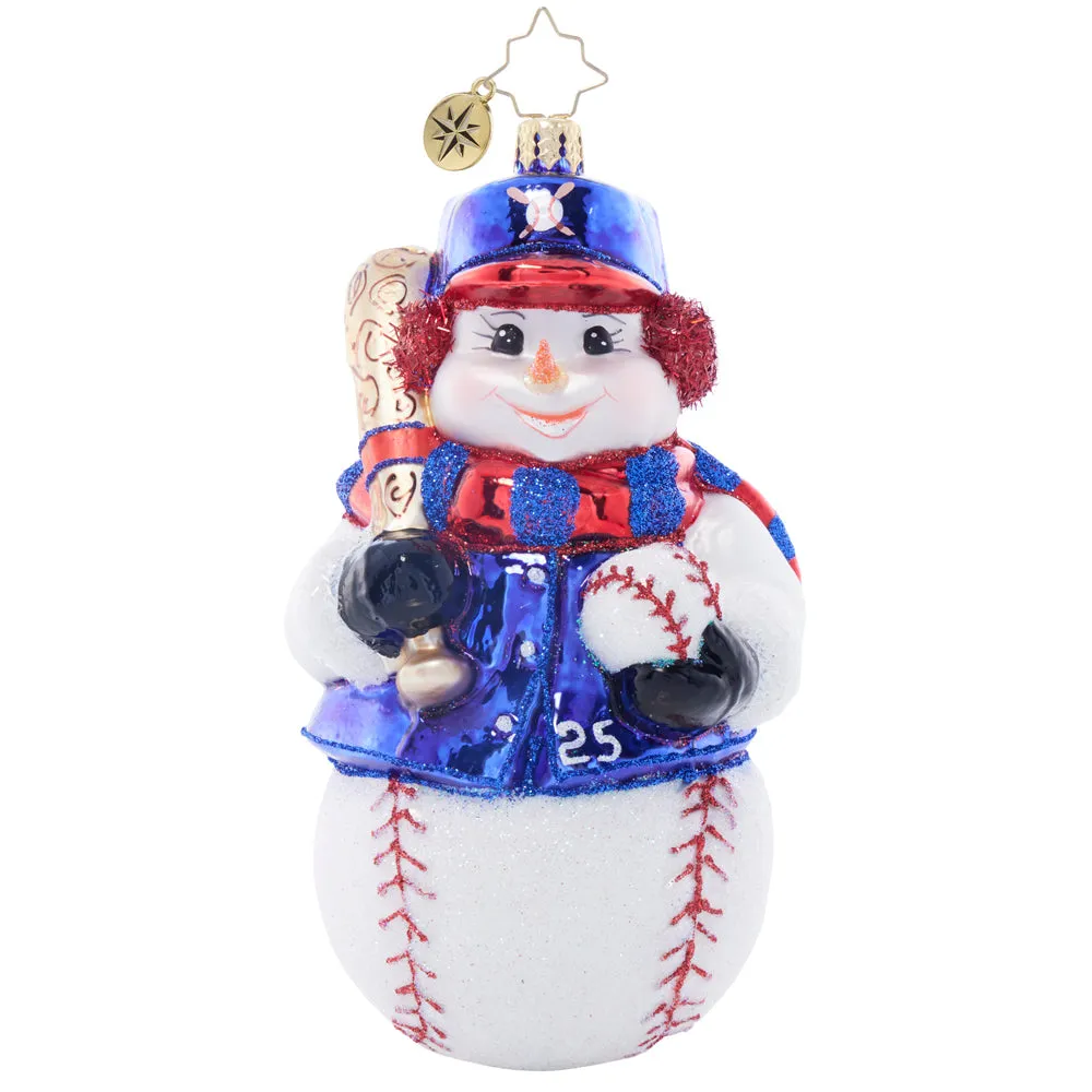 Snowy Slugger Personalized