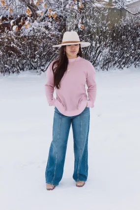 Sonya Waffle Knit Pullover Top