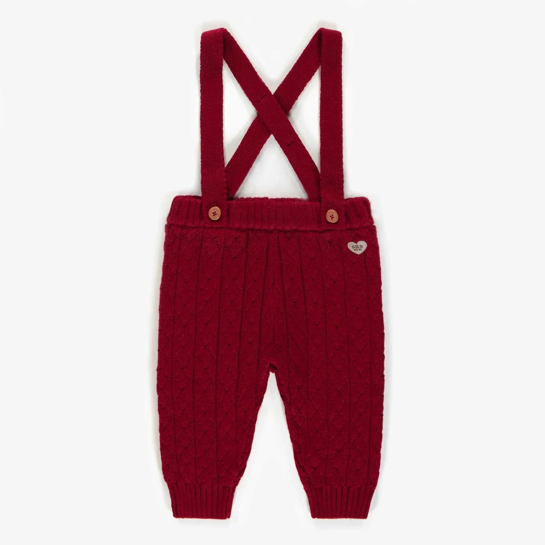 Souris Mini Baby Knitted Pants - Red