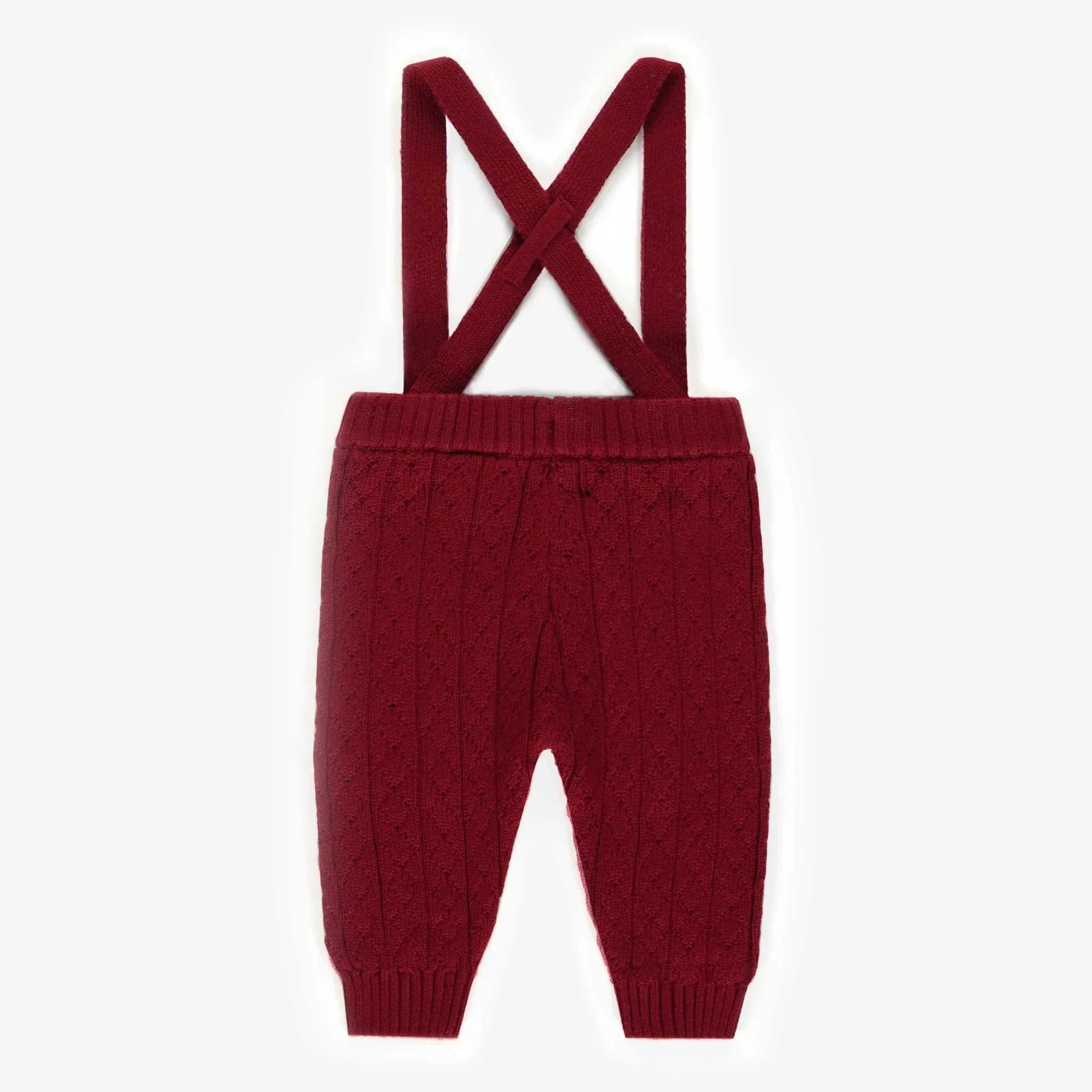 Souris Mini Baby Knitted Pants - Red