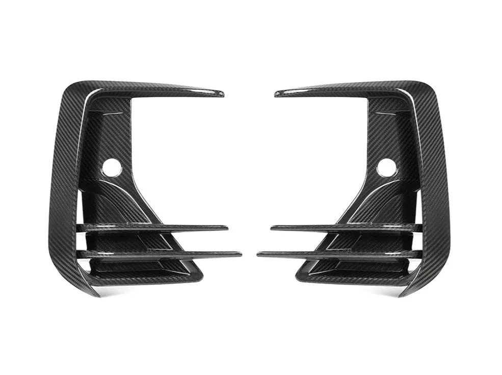 SQ-Aero Carbon Fiber Front Bumper Vent Trim Set - G01 X3/ iX3 LCI | G02 X4 LCI