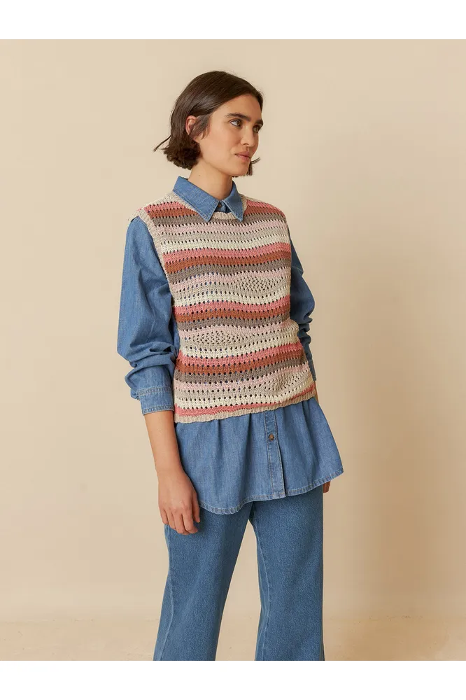 SS25 Indi & Cold Knit Vest Top