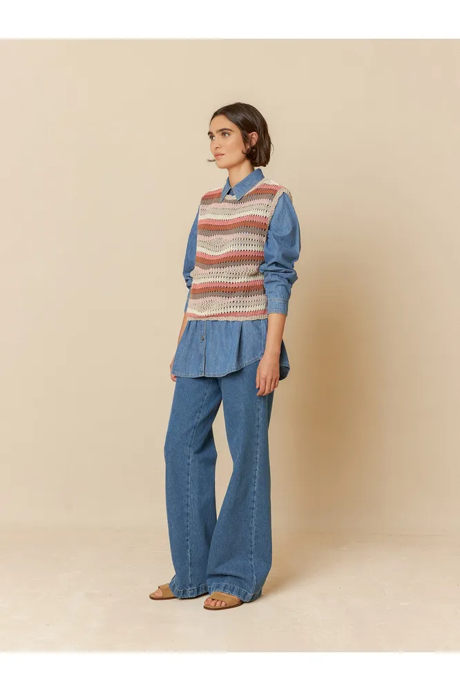 SS25 Indi & Cold Knit Vest Top