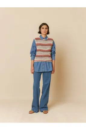 SS25 Indi & Cold Knit Vest Top