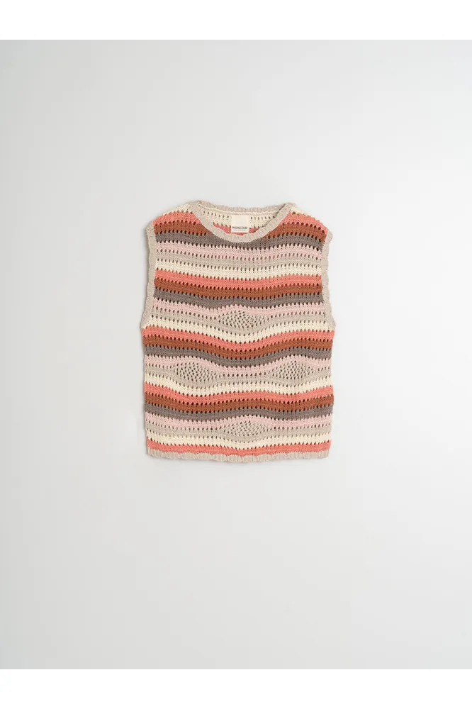 SS25 Indi & Cold Knit Vest Top