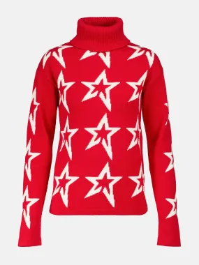Star Dust wool turtleneck sweater