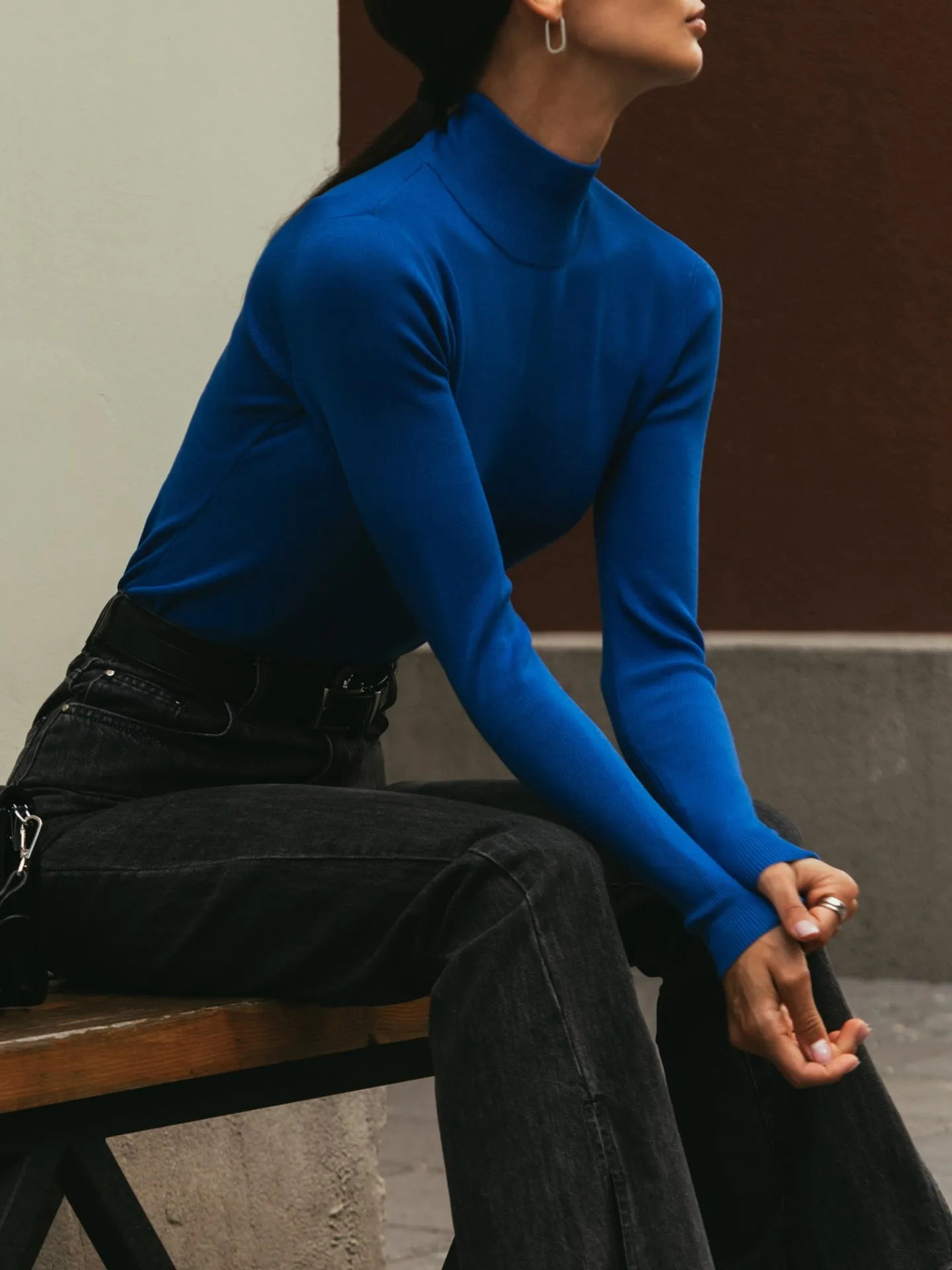 Stella Turtleneck Slim Women Sweater