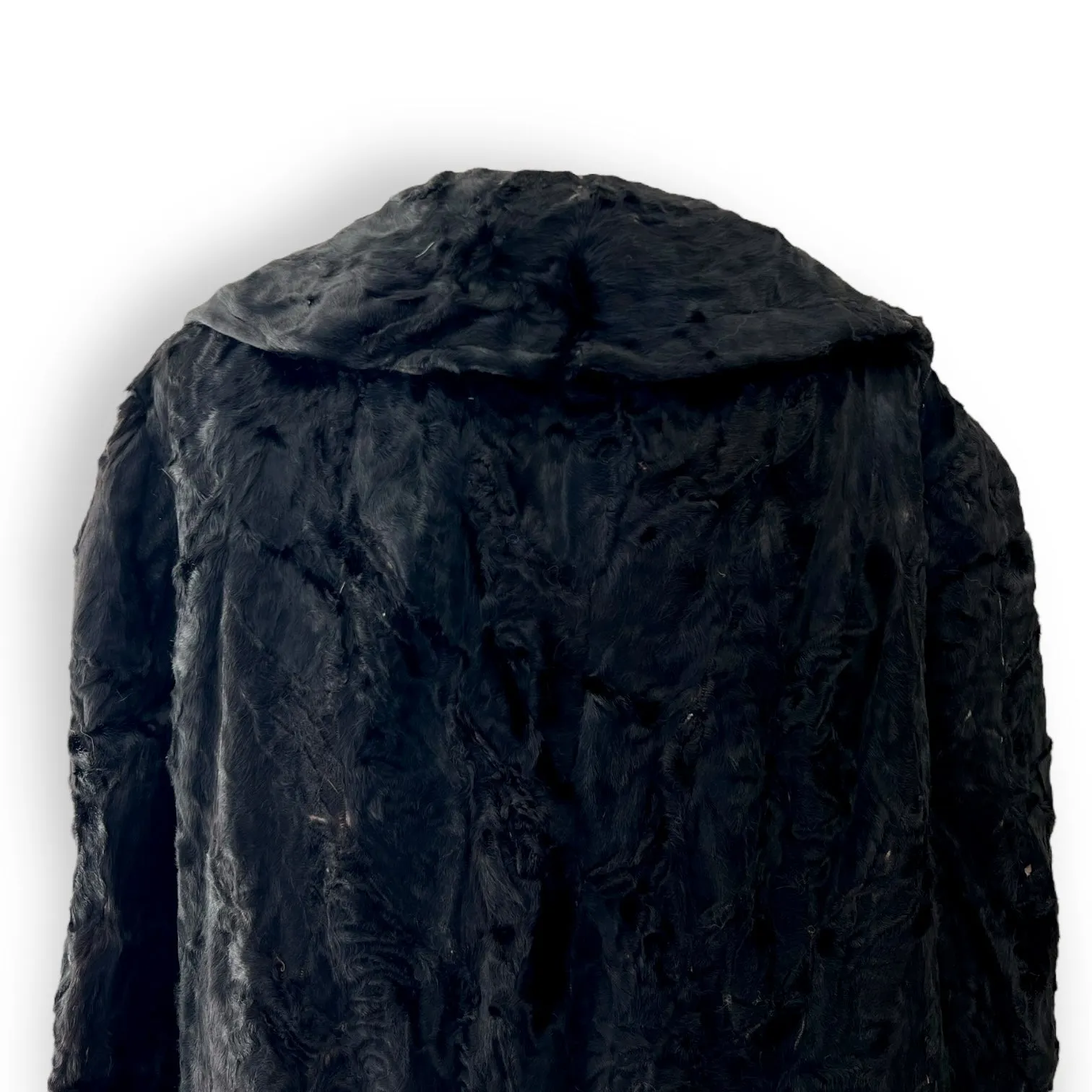 Stunning Long Vintage Swakara Fur Coat