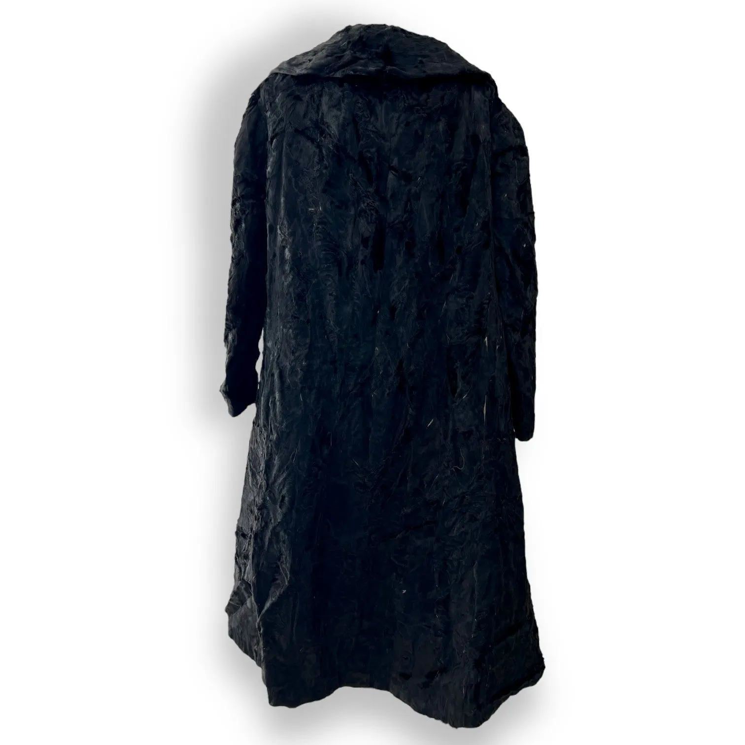 Stunning Long Vintage Swakara Fur Coat