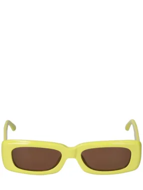 The Attico   Mini Marfa squared acetate sunglasses 