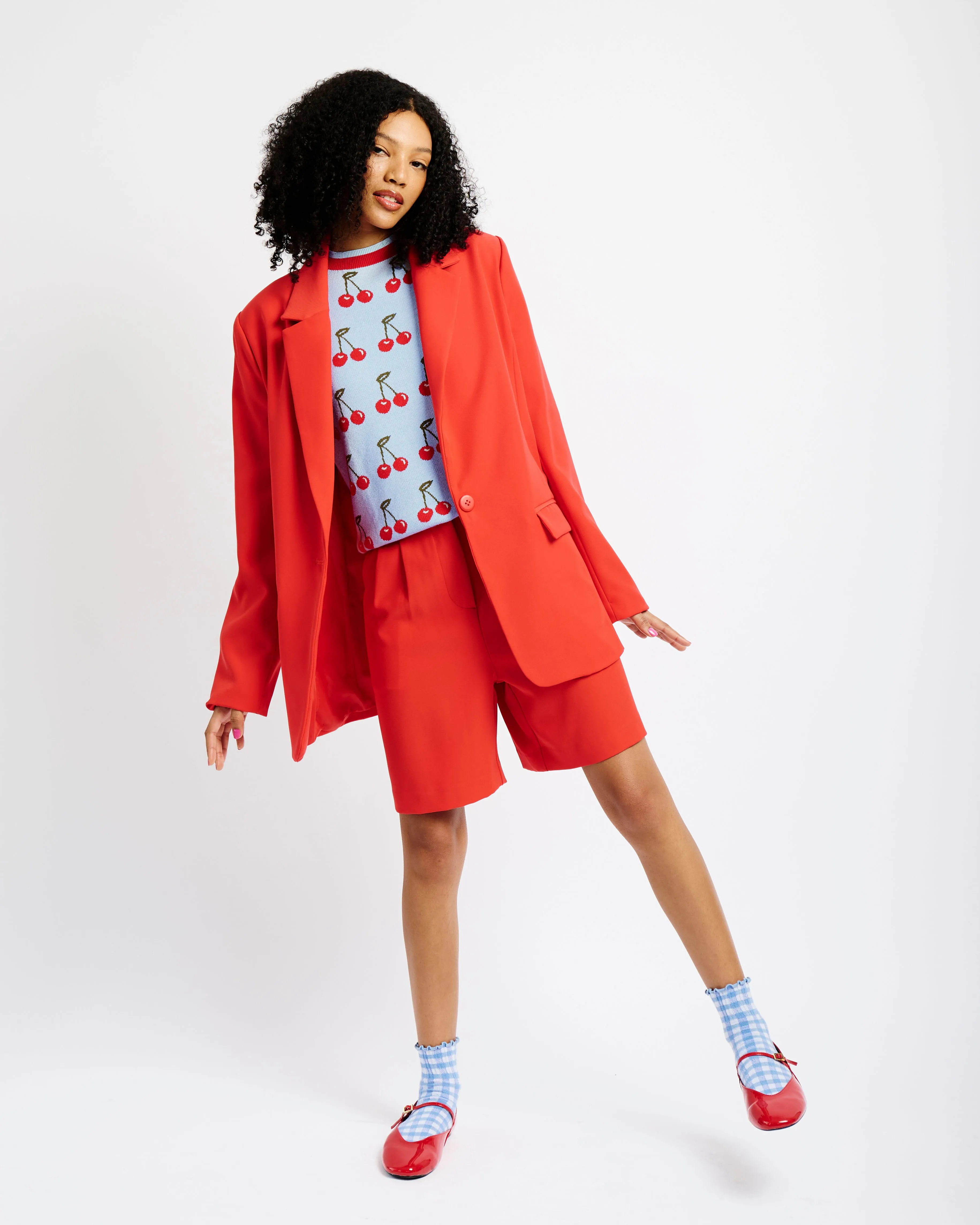 The Short Sleeve Jumper with Cherries