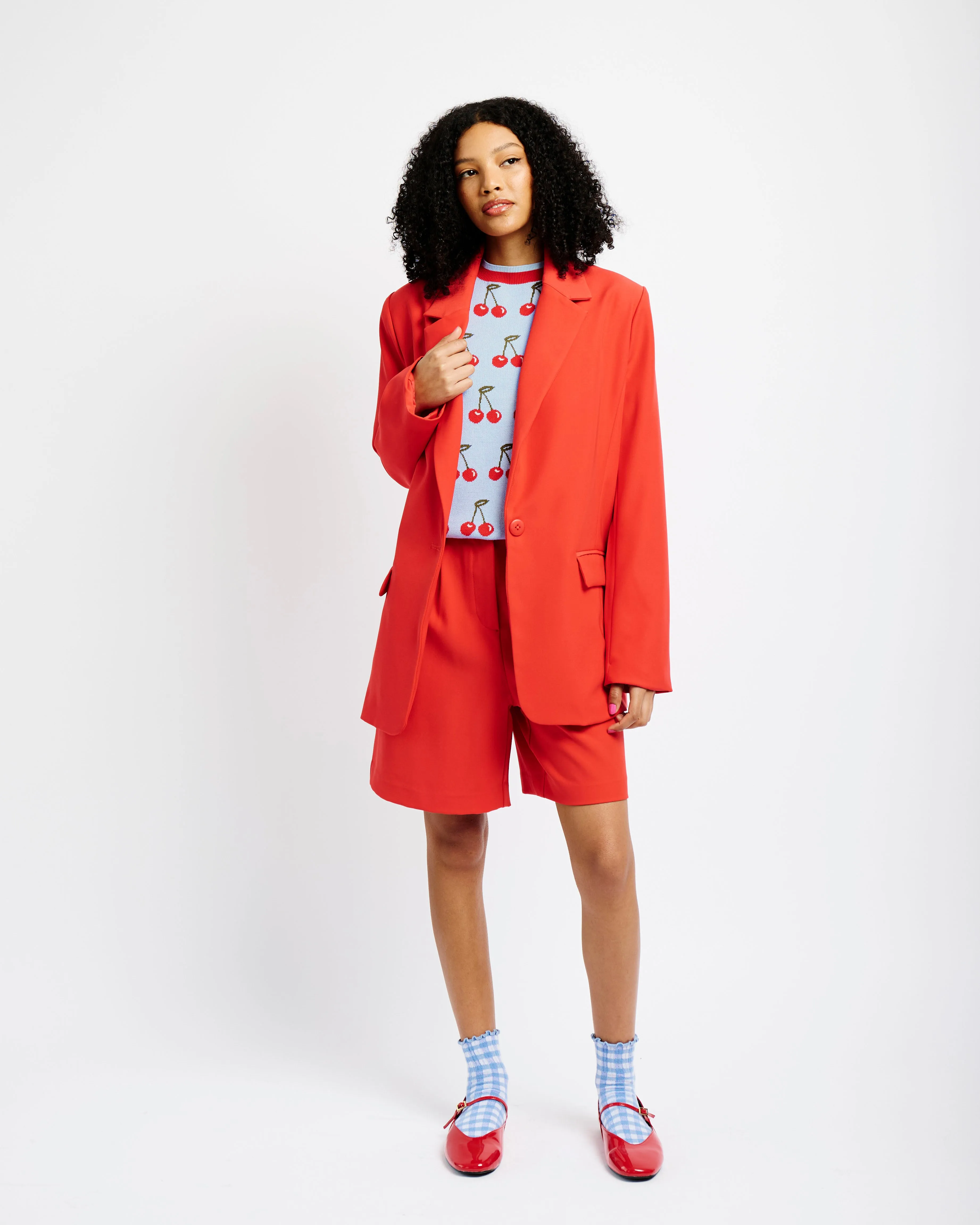 The Short Sleeve Jumper with Cherries