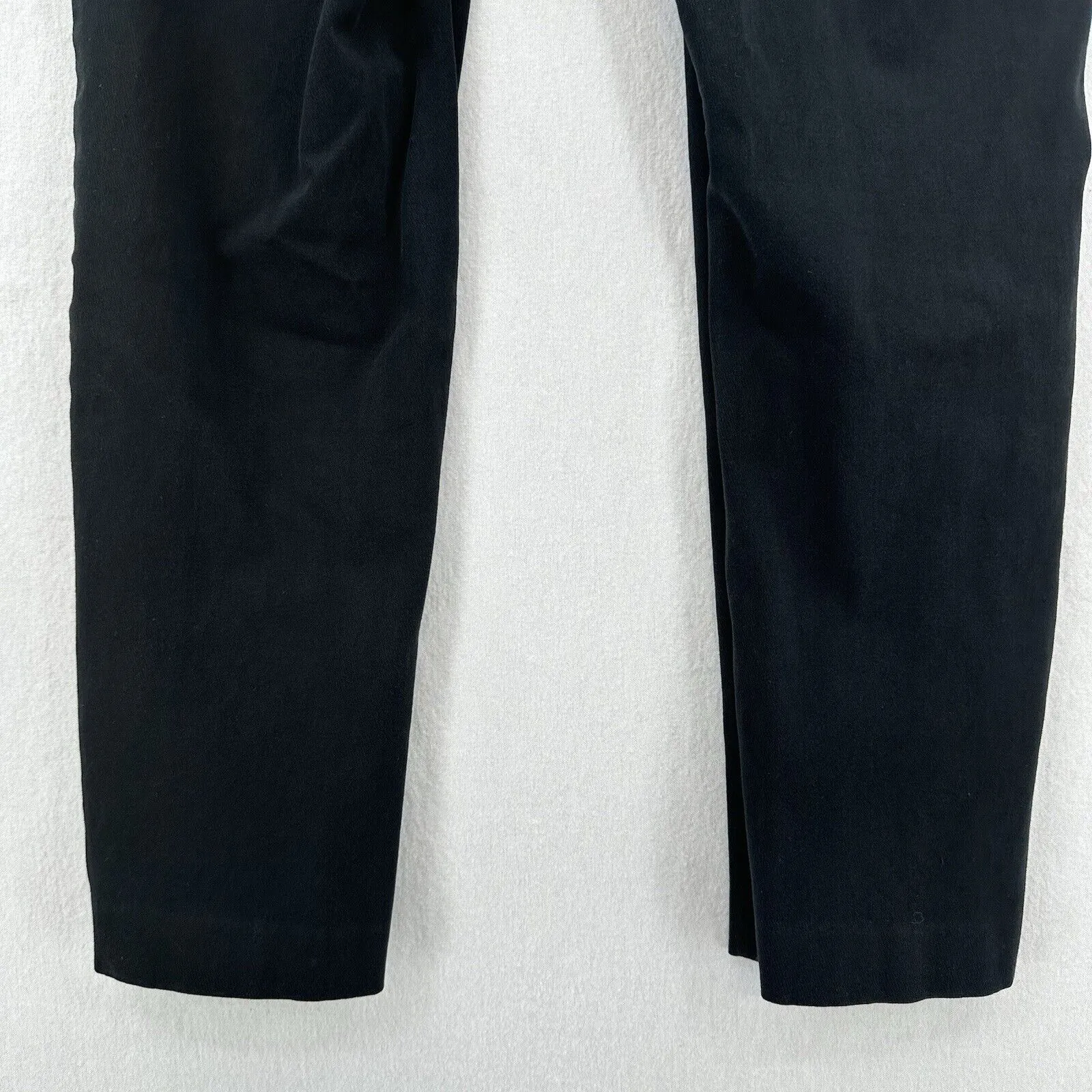 Theory Pants Womens 6 Slim Ankle Trouser Black Twill Chino Minimalist Career
