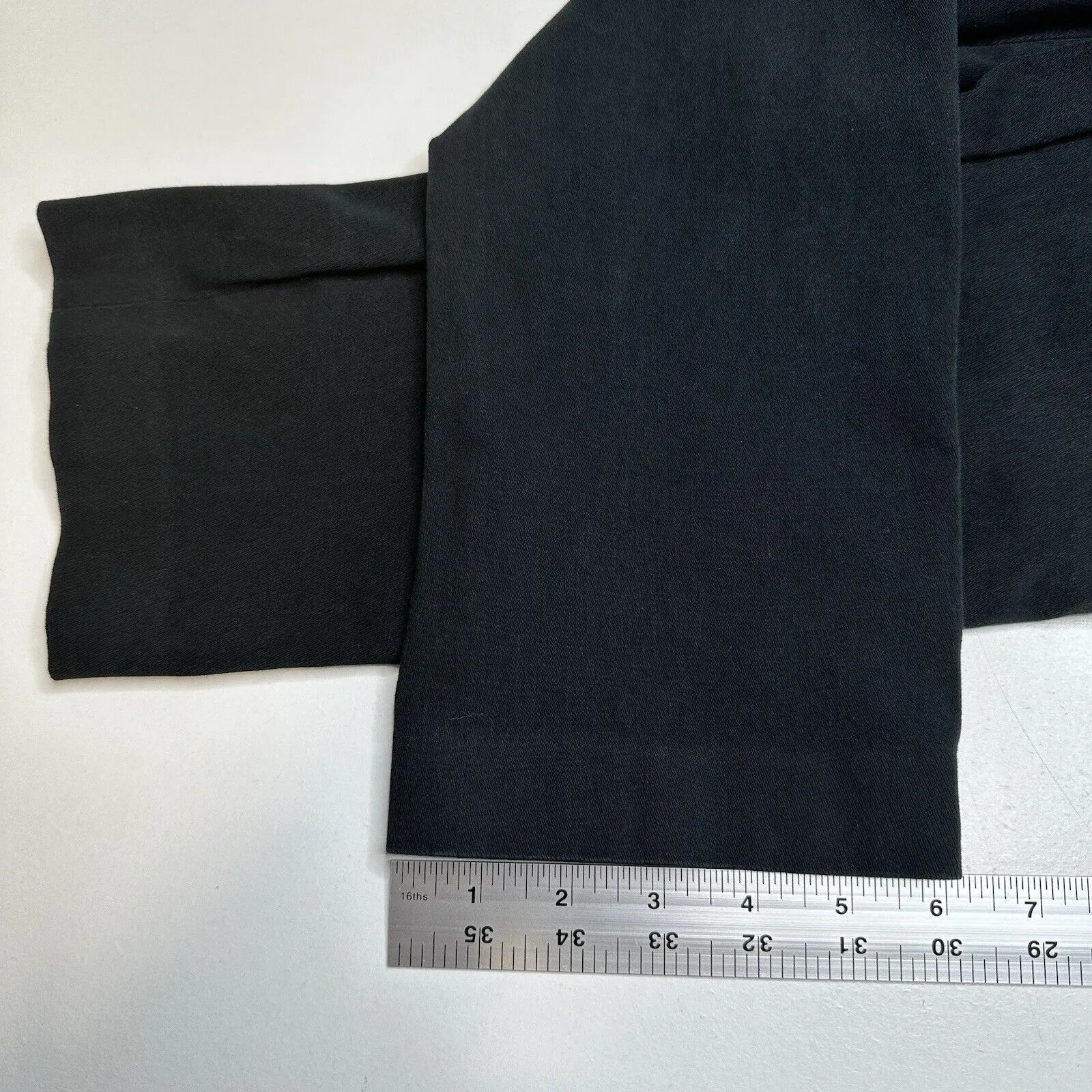Theory Pants Womens 6 Slim Ankle Trouser Black Twill Chino Minimalist Career