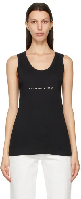 Ã‰tudes Black Pippen Tank Top