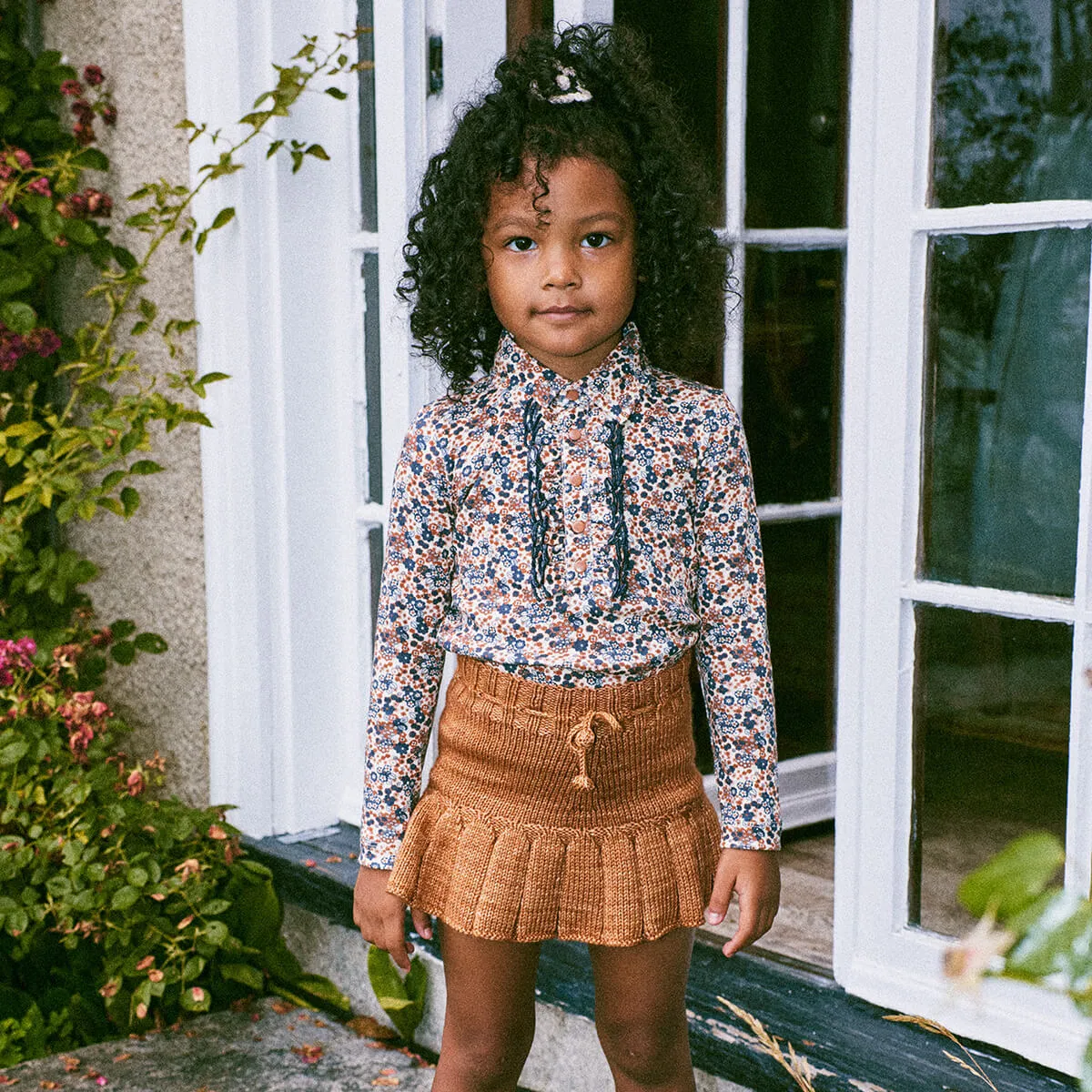 Turtleneck in String Tisbury Garden by Misha & Puff - Last One In Stock - 10 Years