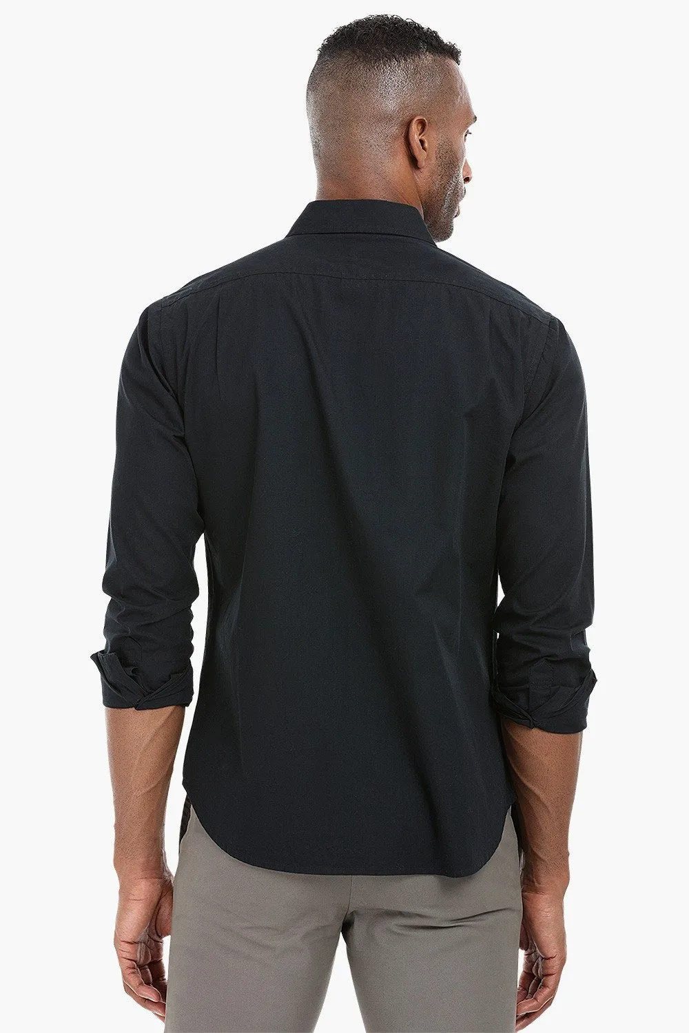 Tuxedo Styled Pintuck Shirt