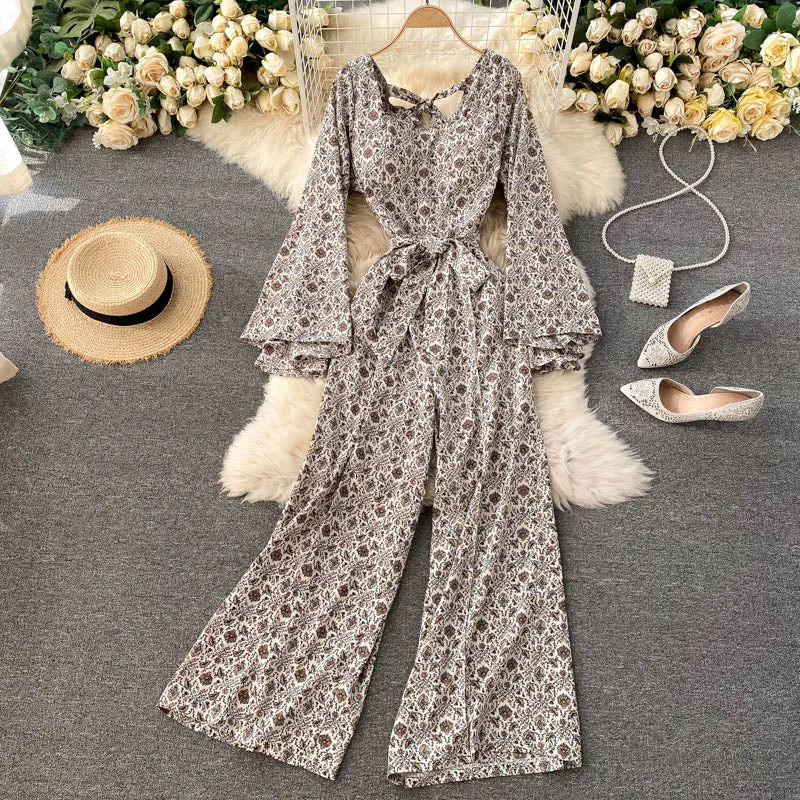 Vacation style jumpsuit