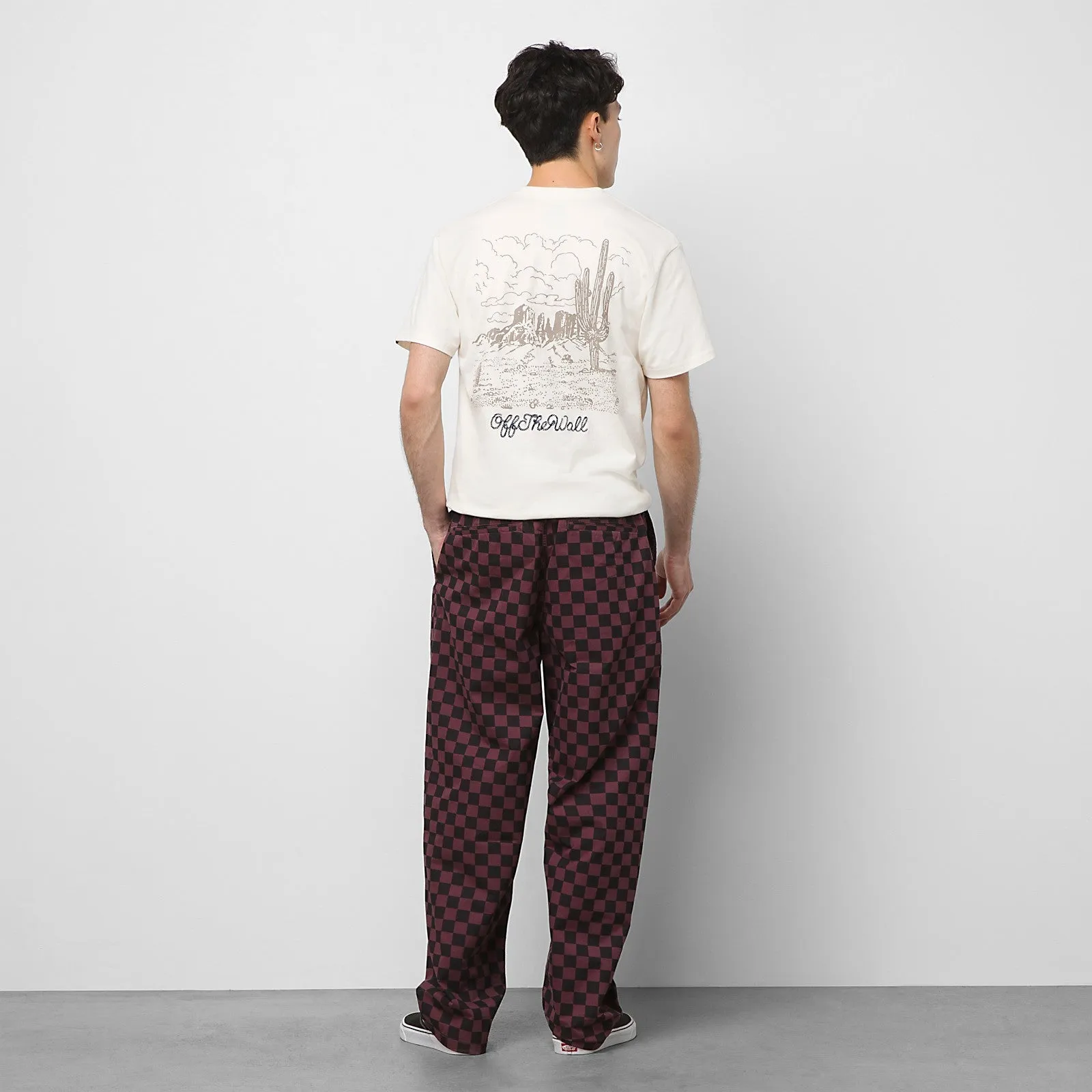 Vans Range Baggy Tapered Elastic Waist Pants - Catawba Grape/Black