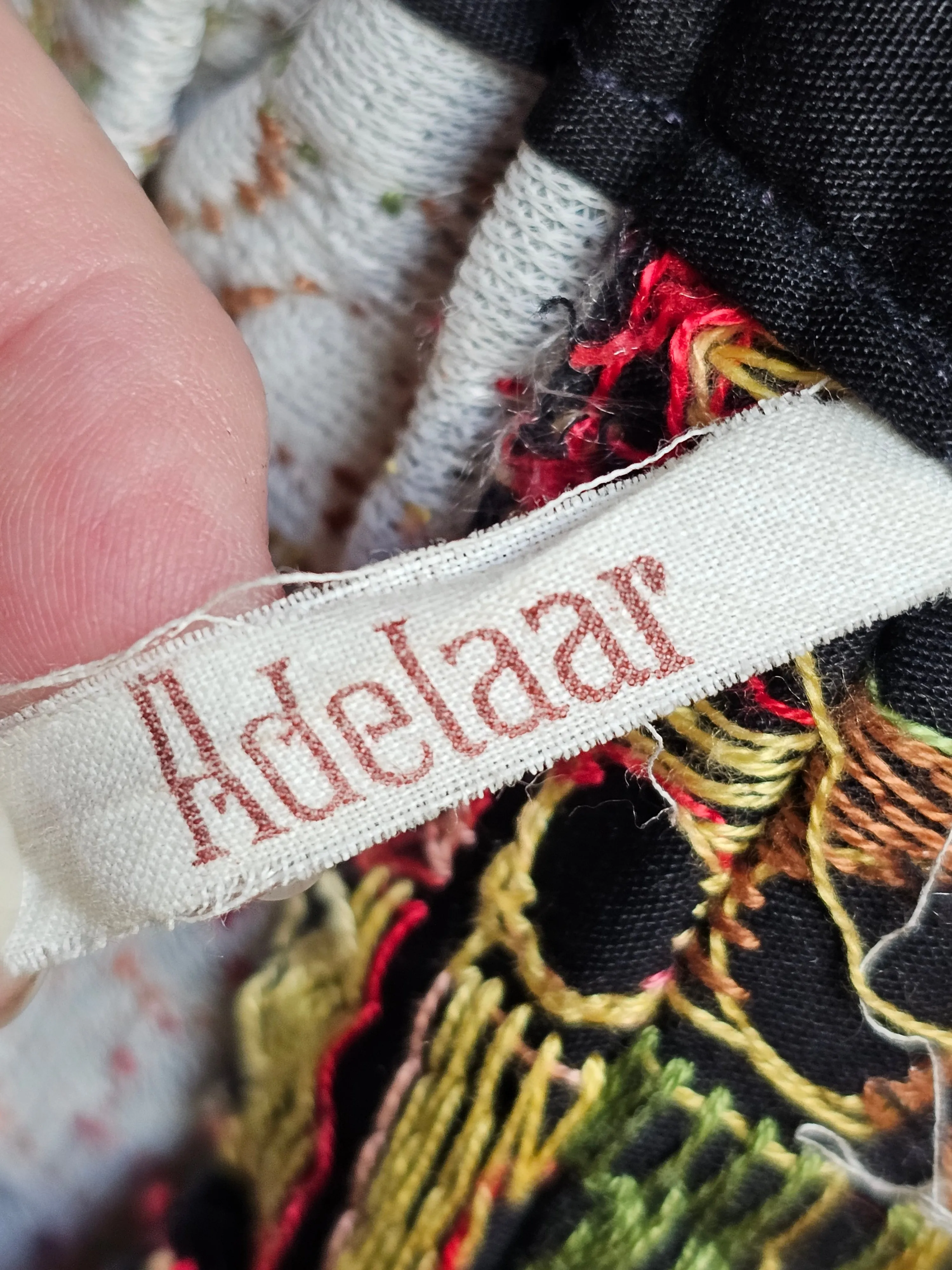 Vintage 1960’s Adelaar’s Aristocrat Hand Sewn Quilted Skirt Small