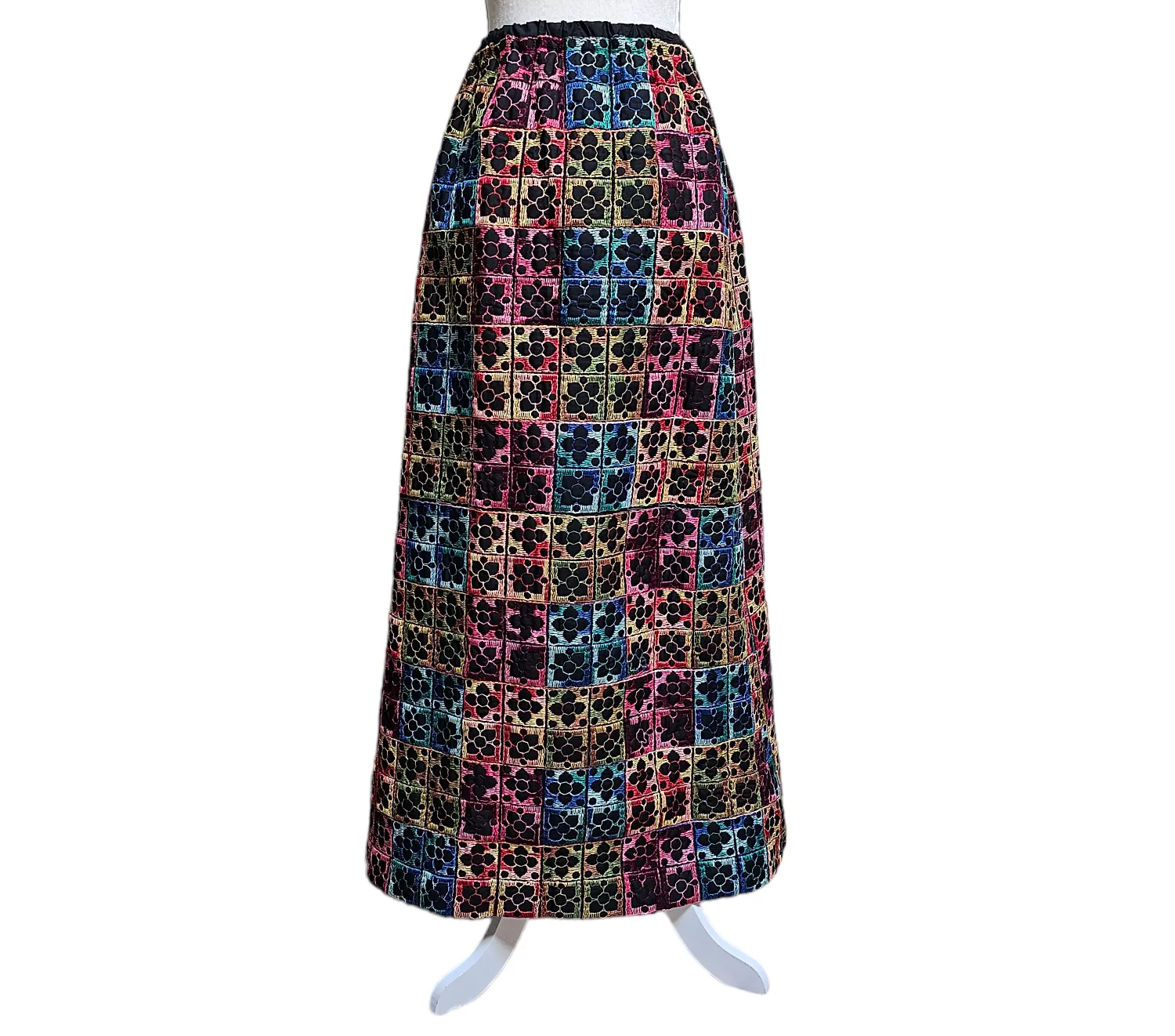 Vintage 1960’s Adelaar’s Aristocrat Hand Sewn Quilted Skirt Small