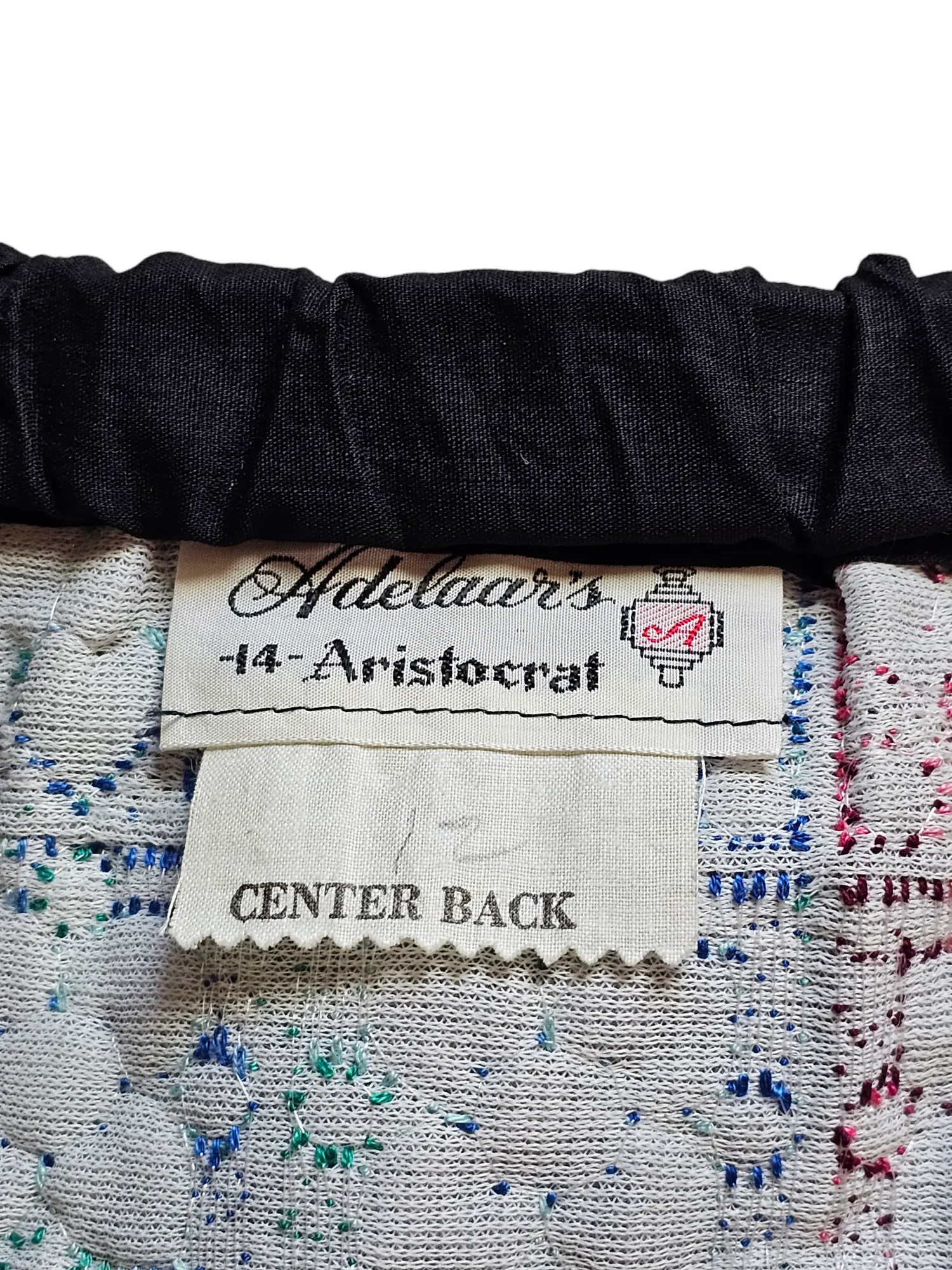 Vintage 1960’s Adelaar’s Aristocrat Hand Sewn Quilted Skirt Small