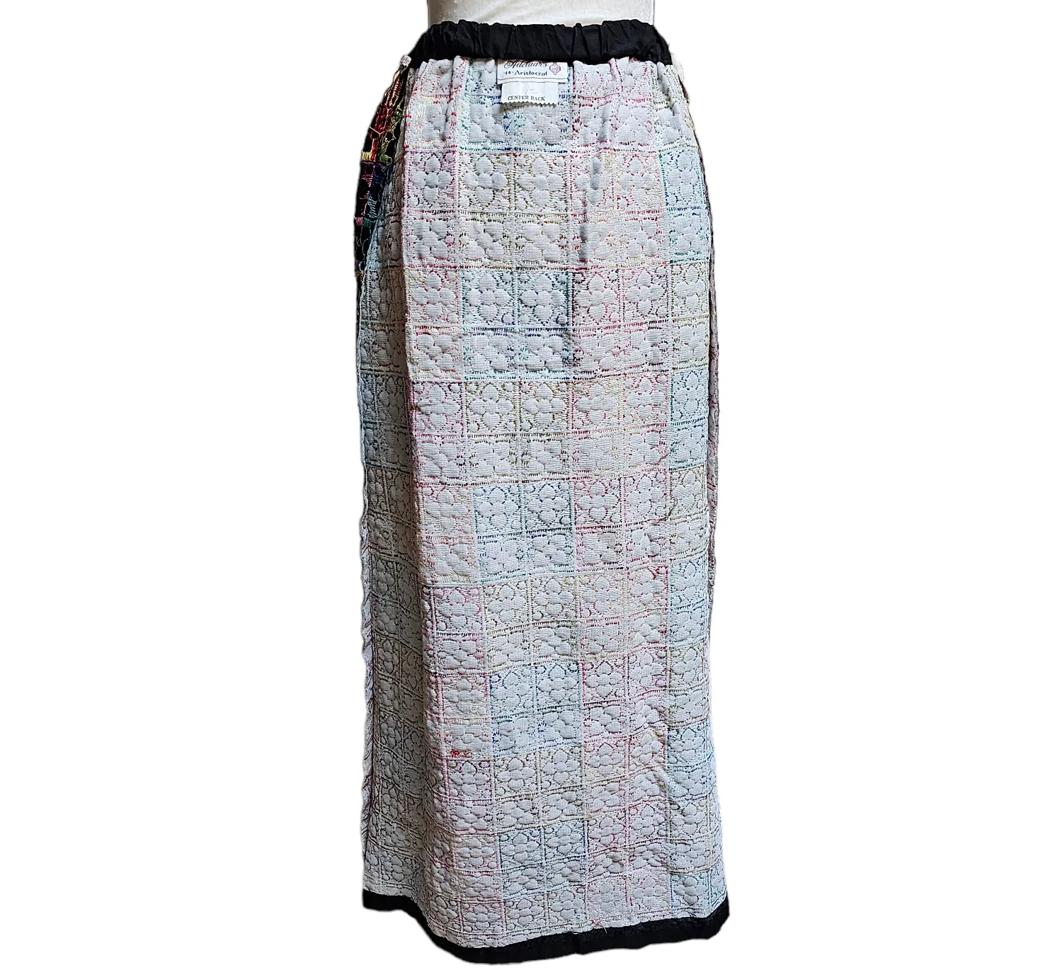 Vintage 1960’s Adelaar’s Aristocrat Hand Sewn Quilted Skirt Small