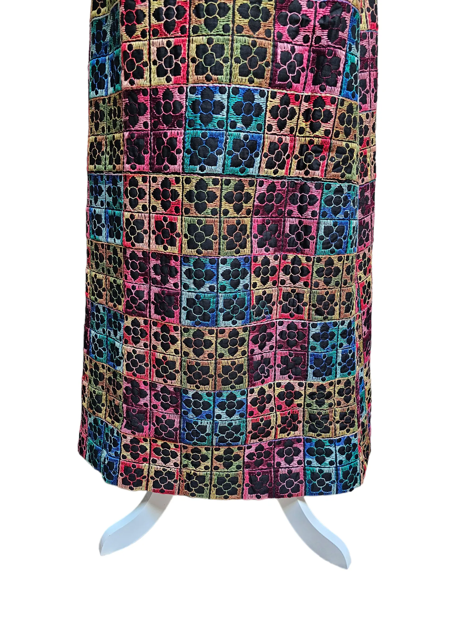 Vintage 1960’s Adelaar’s Aristocrat Hand Sewn Quilted Skirt Small
