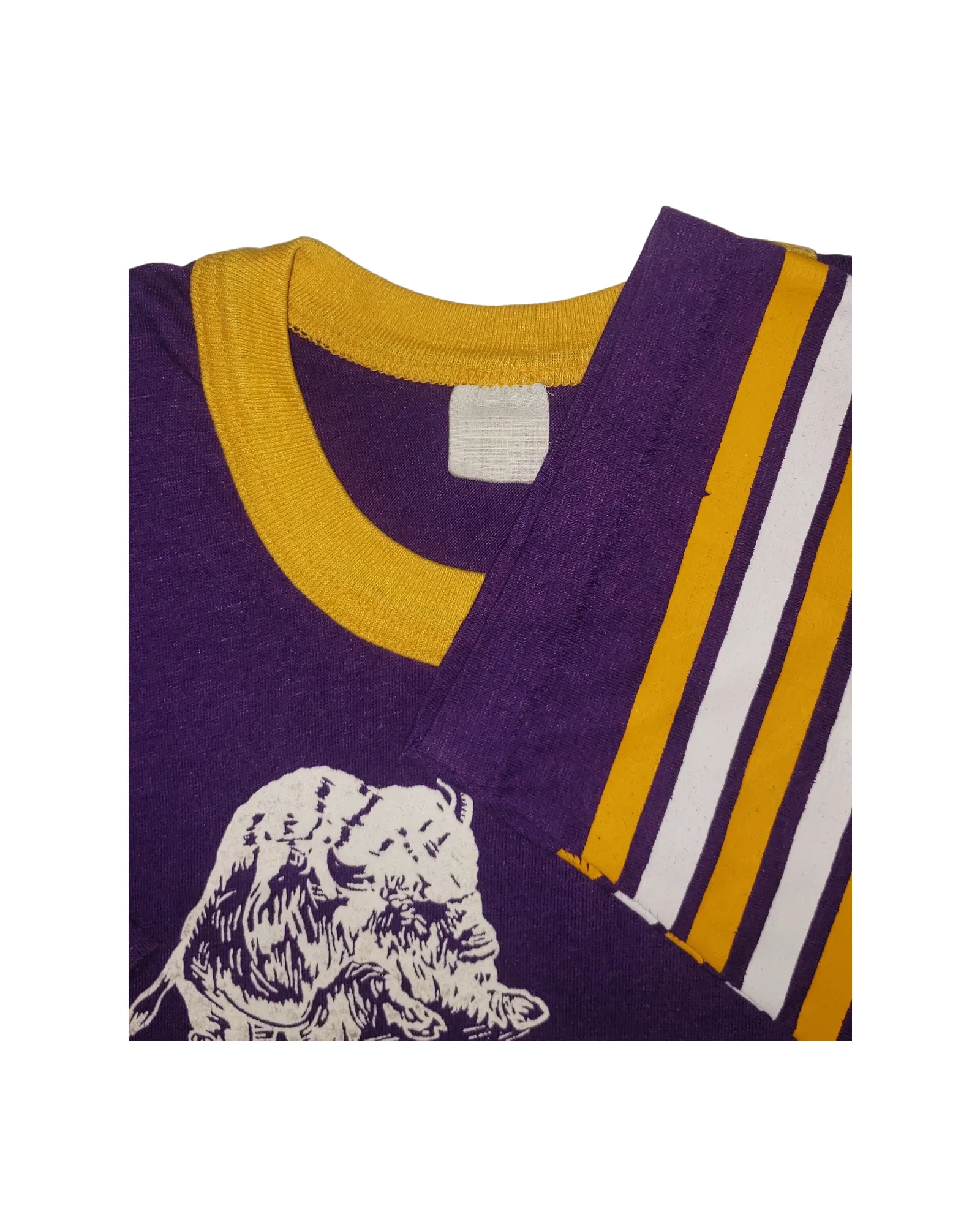 Vintage Utah State University Tooele Buffaloes Ringer T-Shirt Lg