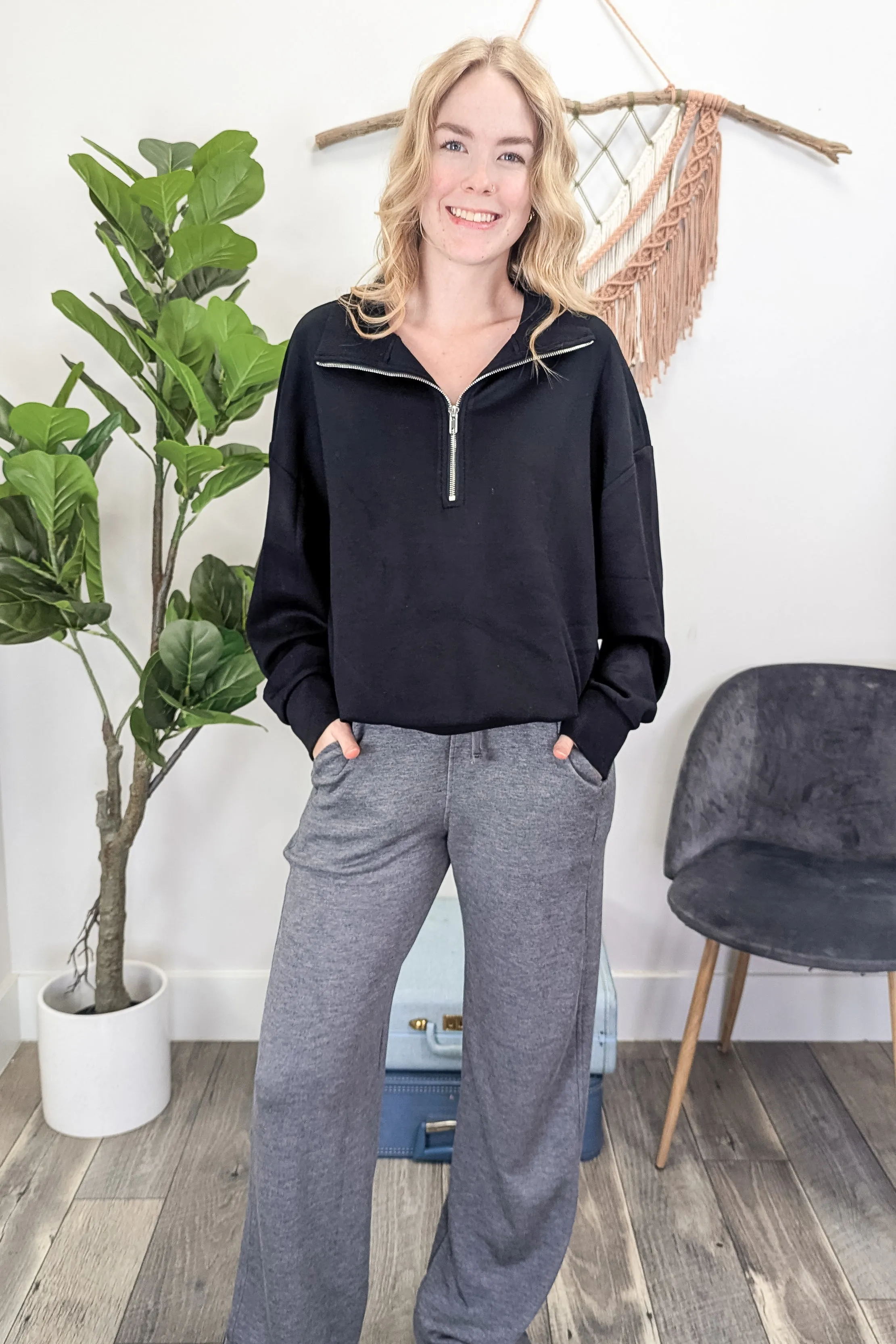 VM Luxeknit Half Zip Top