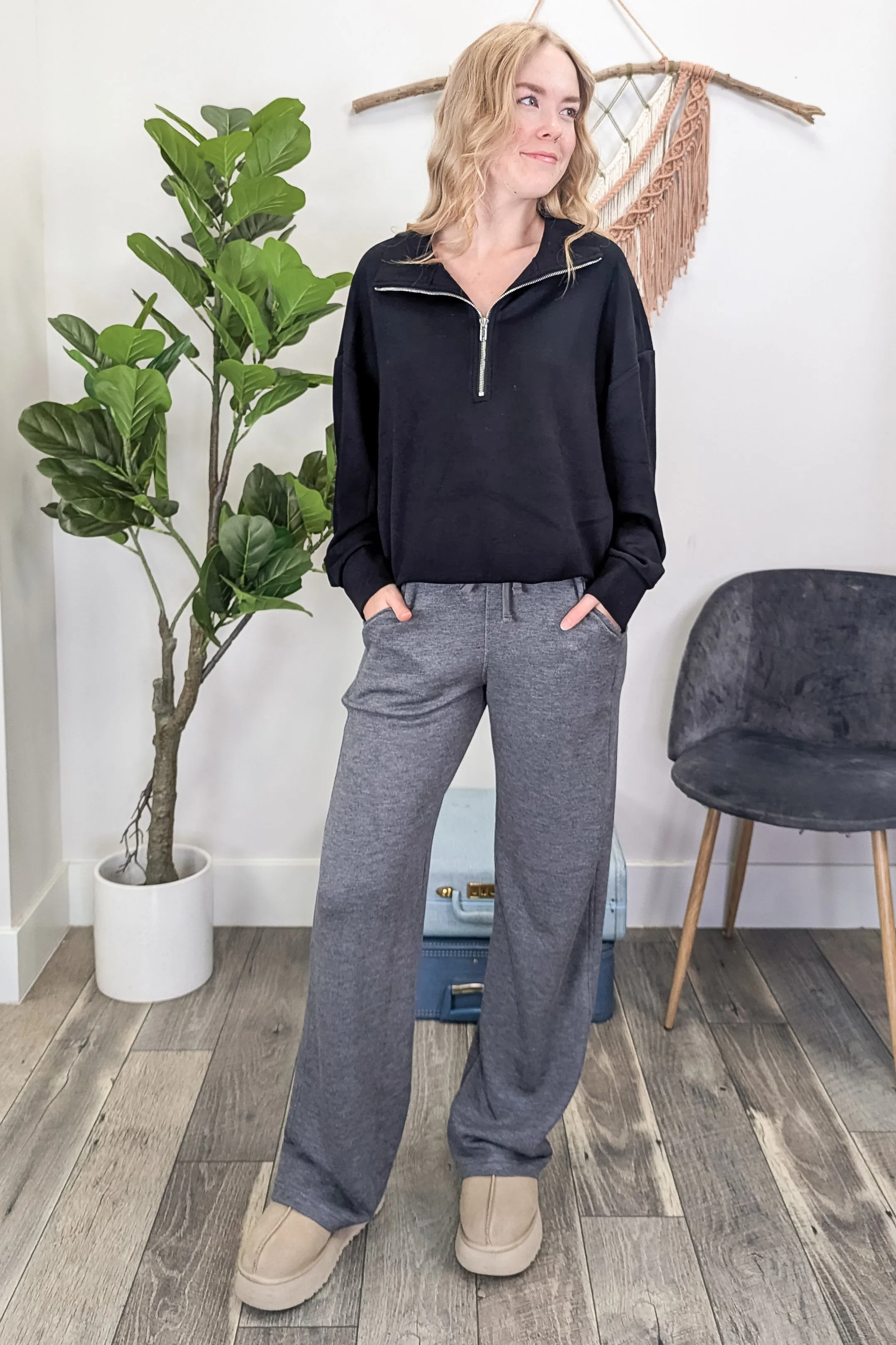 VM Luxeknit Half Zip Top