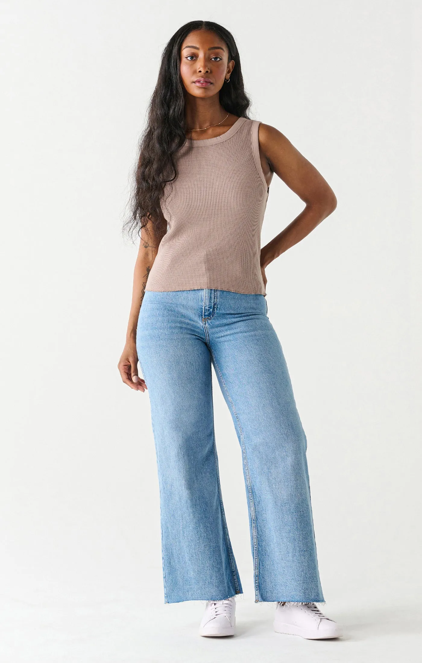 Waffle Knit Tank Top