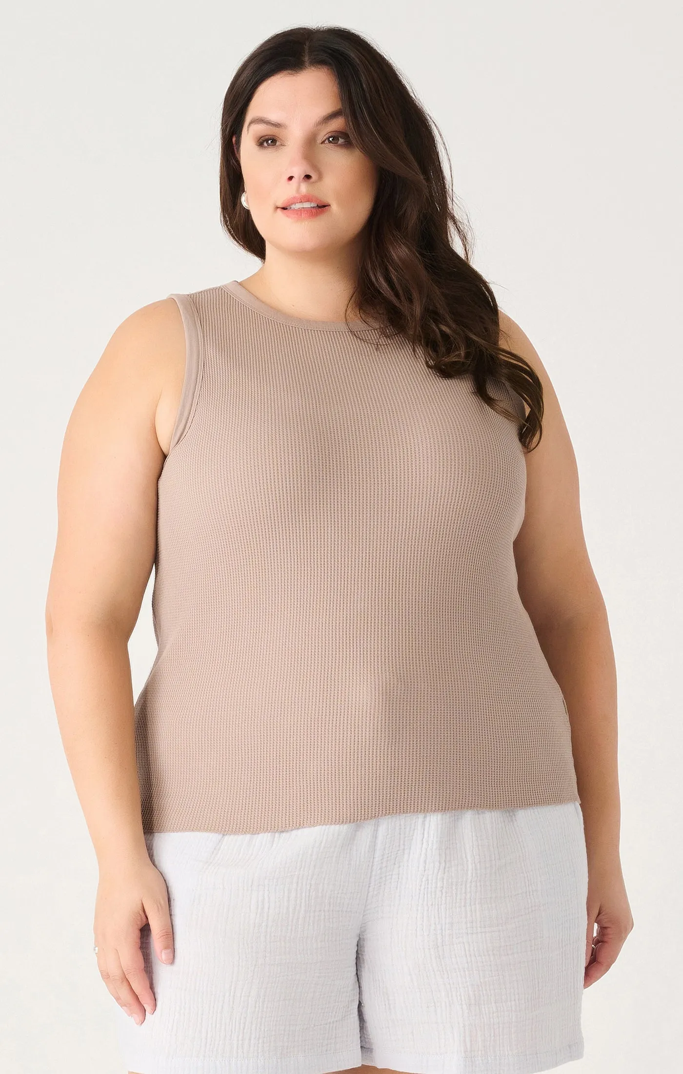 Waffle Knit Tank Top